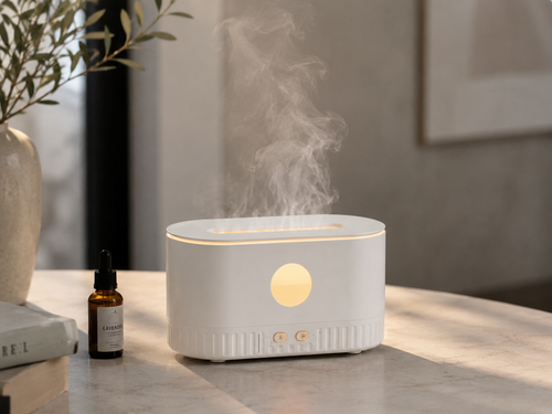 Simulated Flame Atmosphere Humidifier